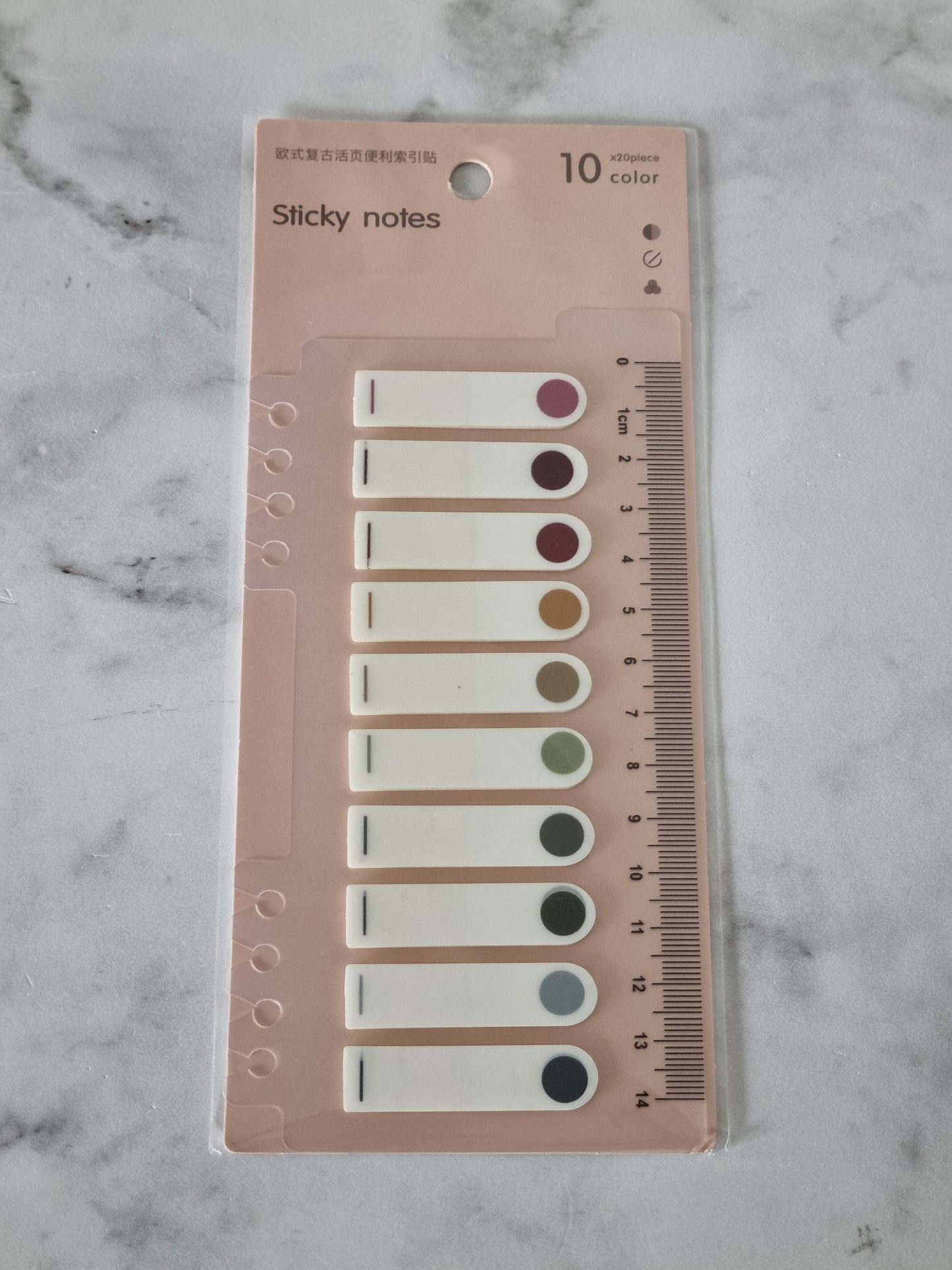 Autumn Circle Sticky Tabs
