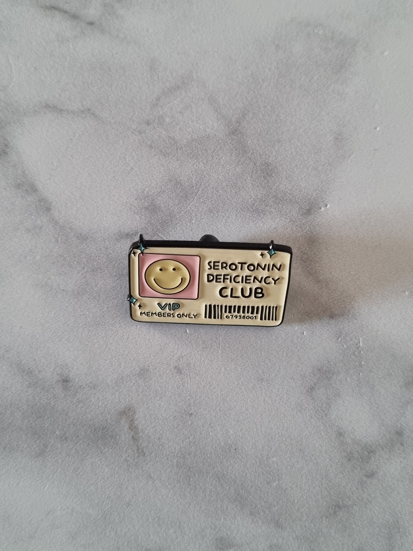 Serotonin Club Enamel Pin Badge