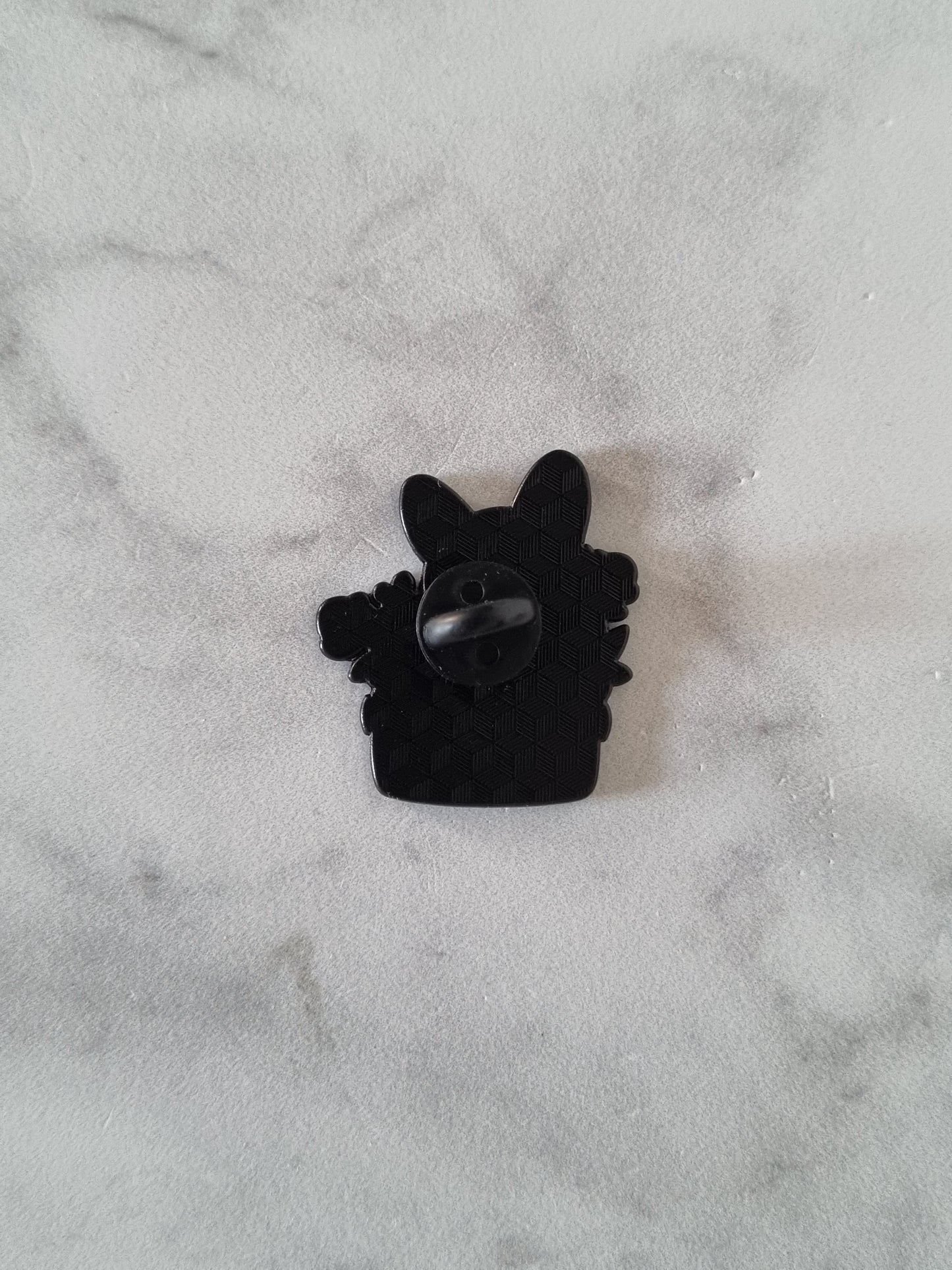 Corgi Pot Enamel Pin Badge
