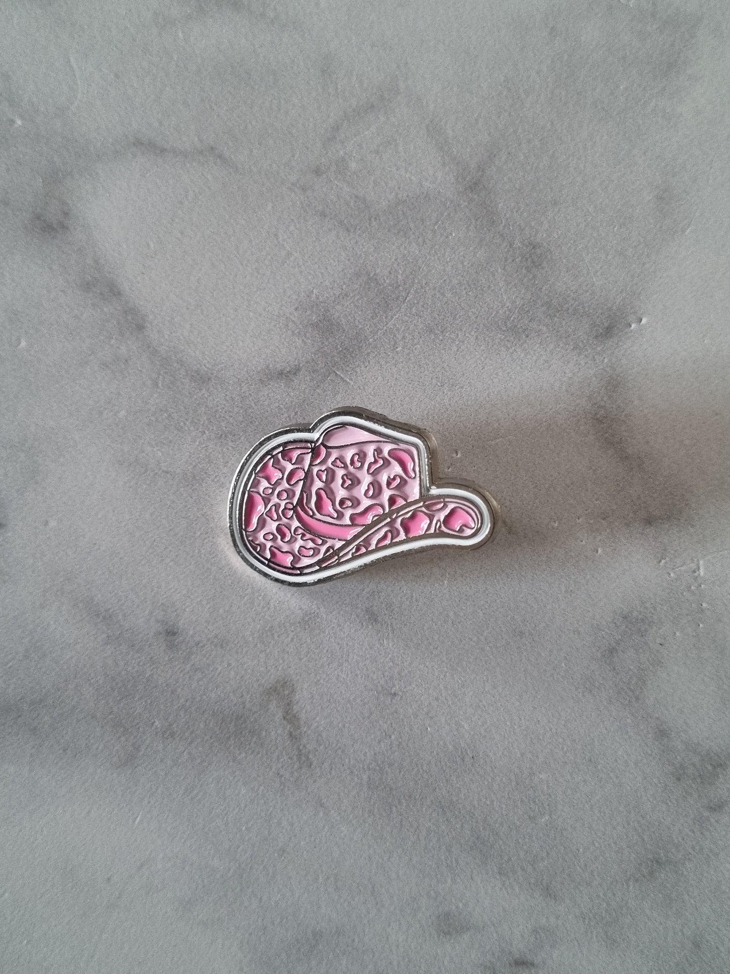 Cowgirl Hat Enamel Pin Badge