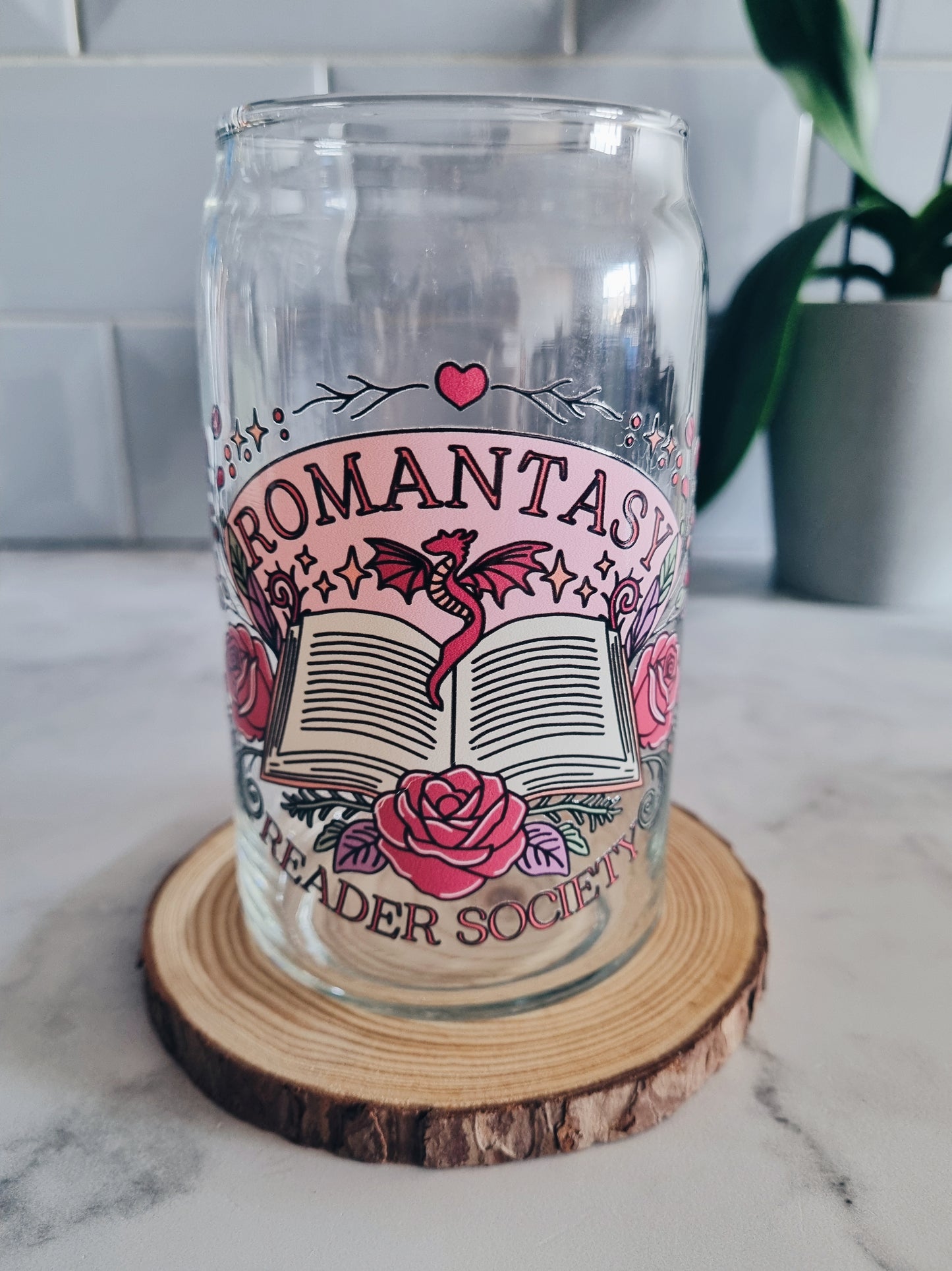 Romantasy Can Glass