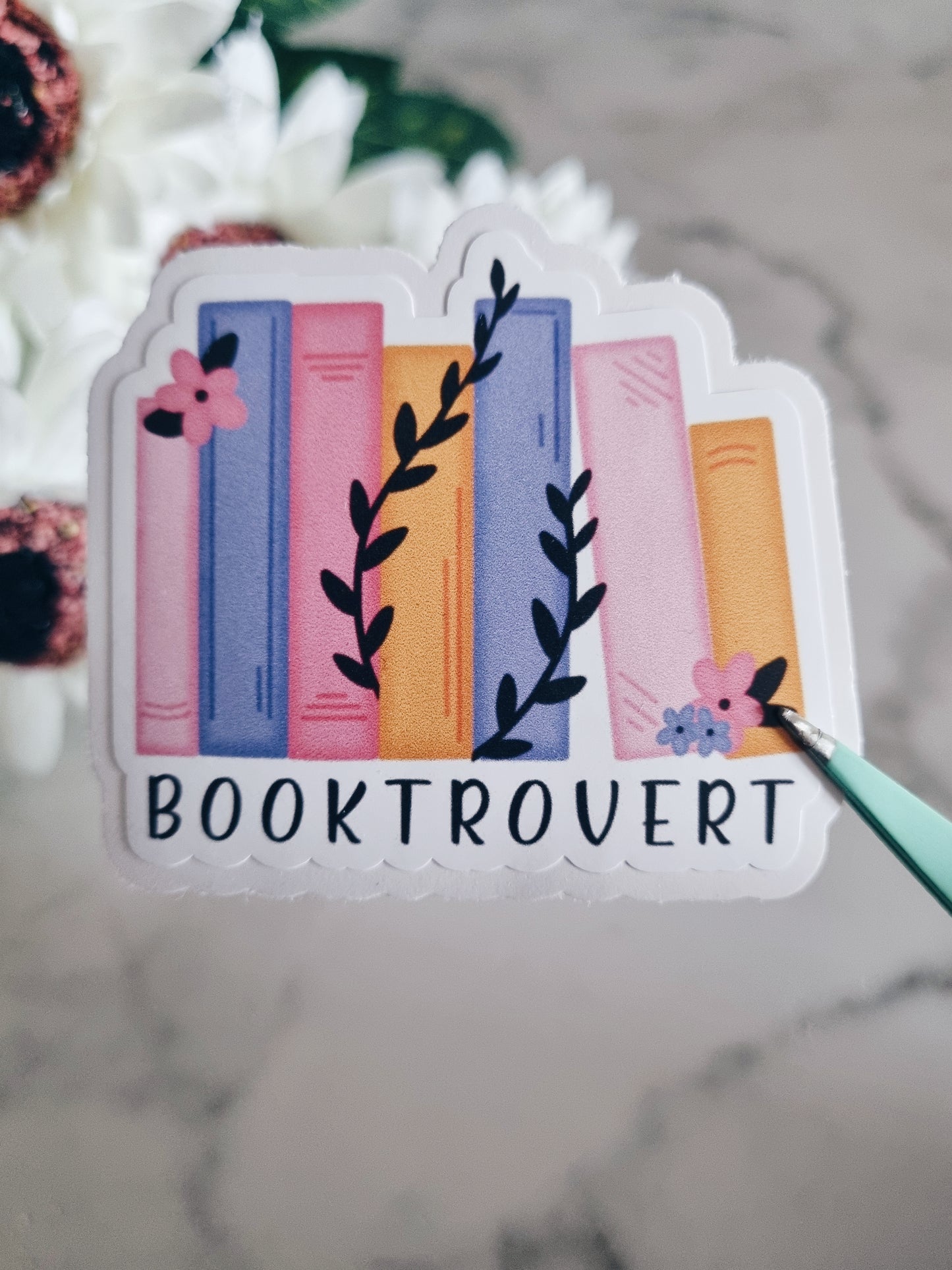 Booktrovert Sticker