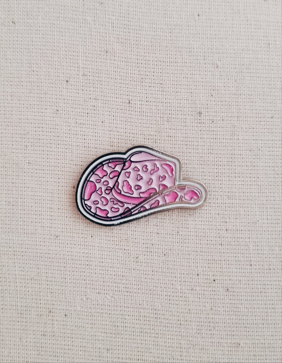 Cowgirl Hat Enamel Pin Badge