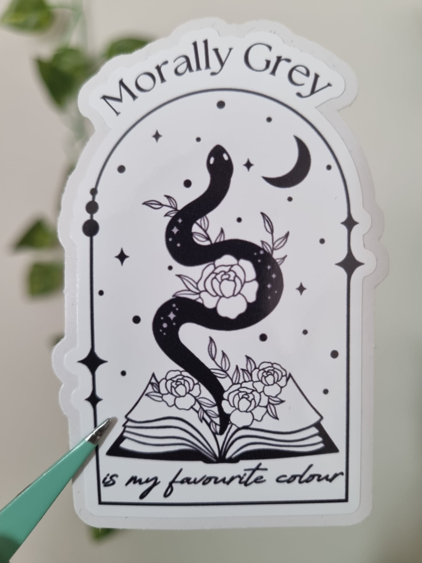 Morally Grey Sticker
