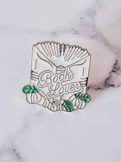 Book Lovers Enamel Pin Badge