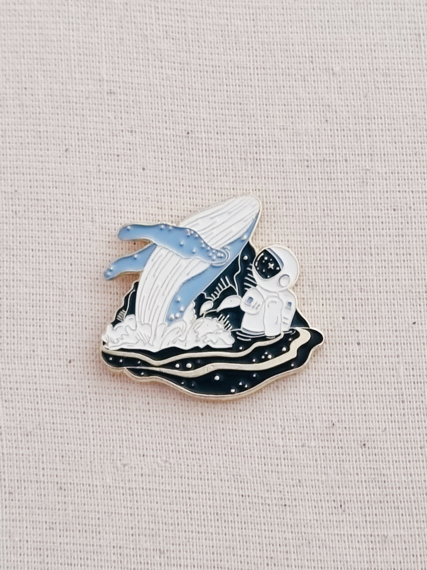 Space Dive Enamel Pin Badge
