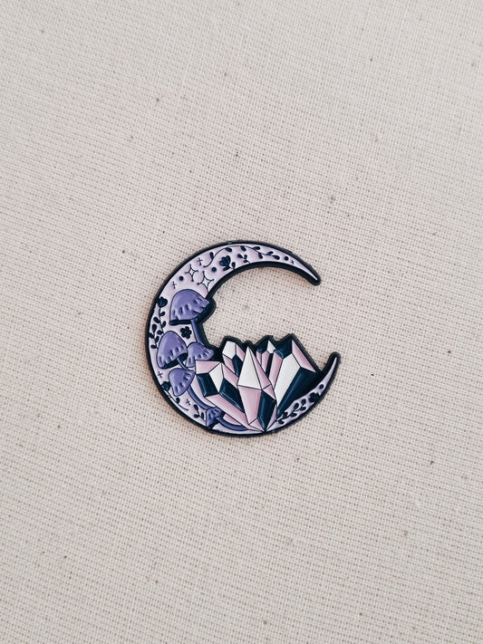 Magic Moon Enamel Pin Badge