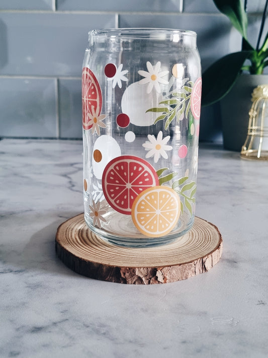 Citrus Squeeze Can Glass