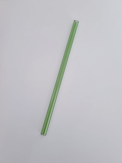 COLOURED GLASS STRAWS