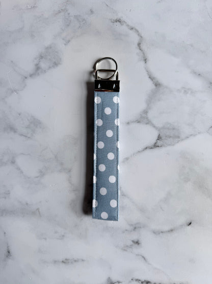 COBALT POLKA DOT WRISTLET