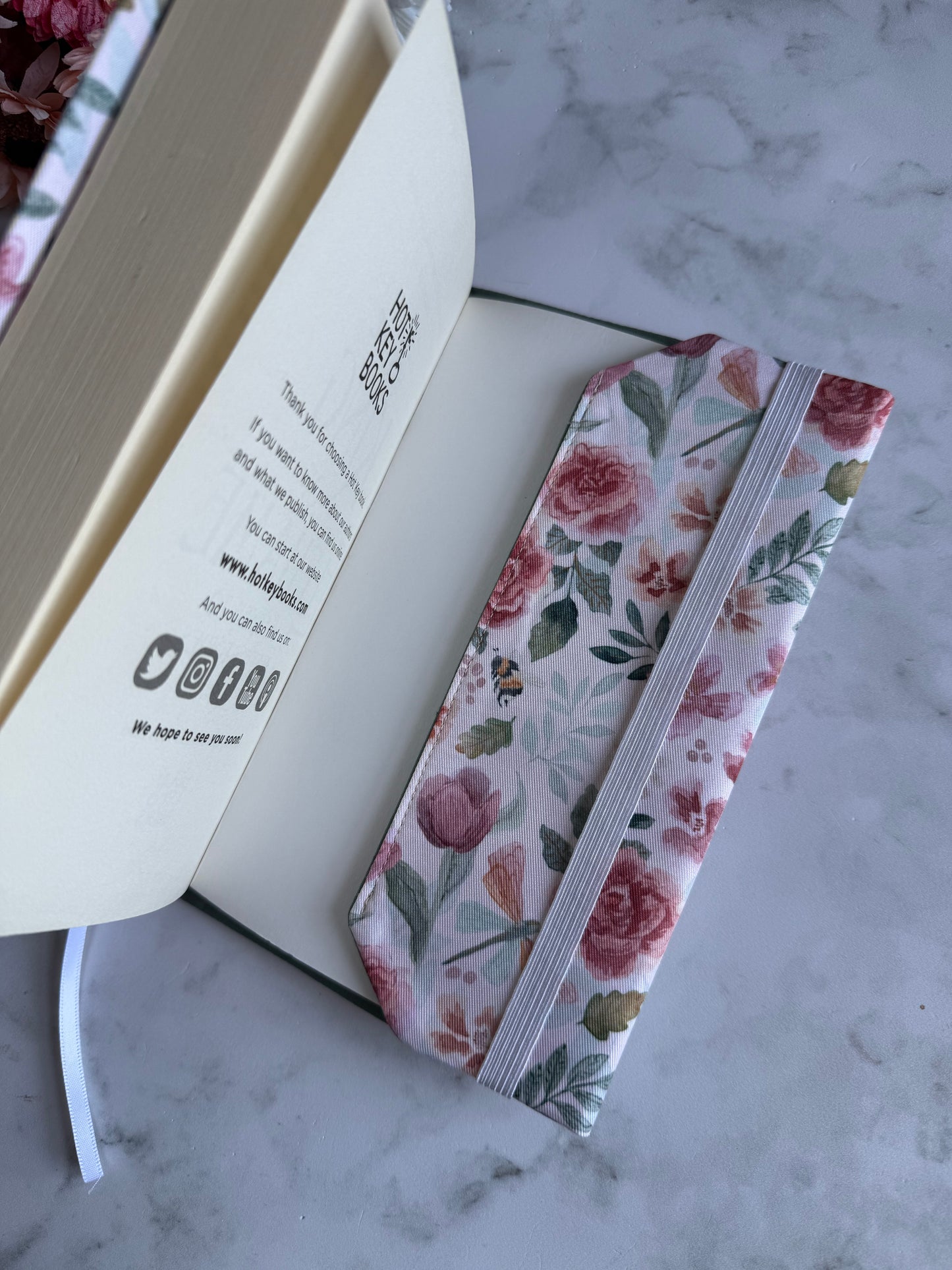 Spring Blush Floral Dust Jacket