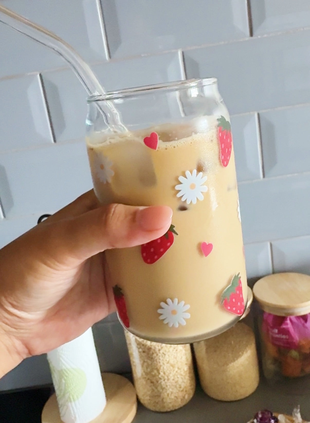 VERY BERRY CAN GLASS