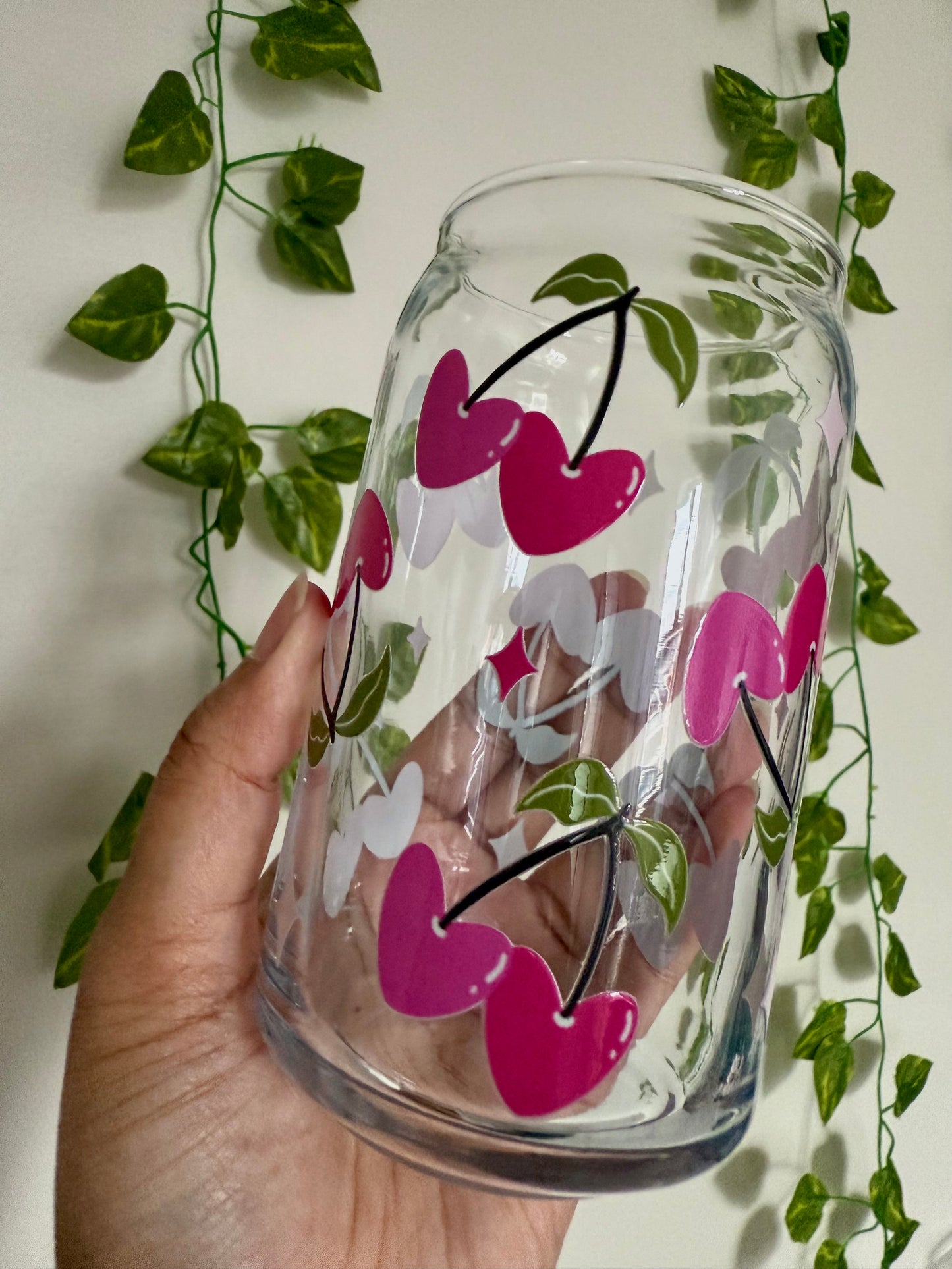 CHERRY CRUSH CAN GLASS