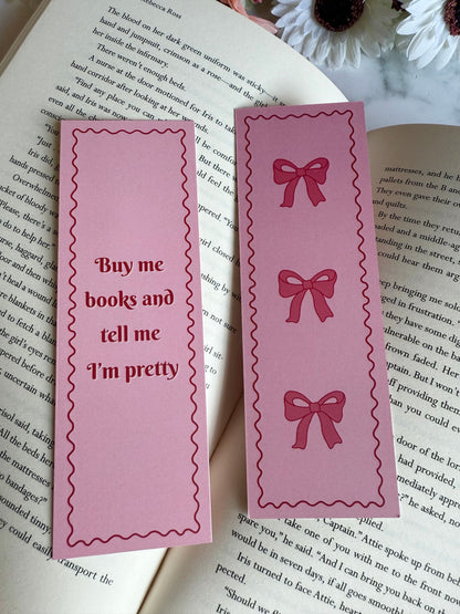 BUY ME BOOKS BOOKMARK