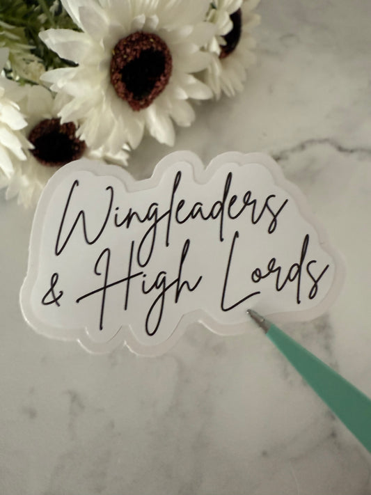 Wingleaders & High Lords Sticker