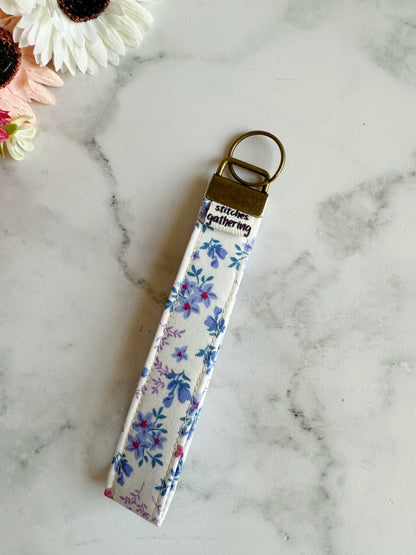 Lilac Meadow Wristlet