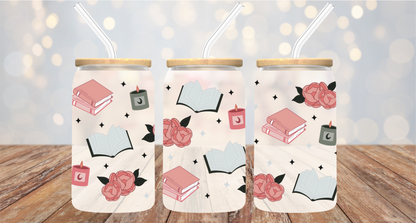 COZY READER CAN GLASS